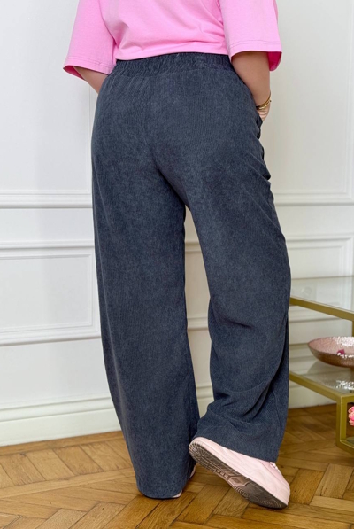 Штани-палаццо "Брейн" графіт