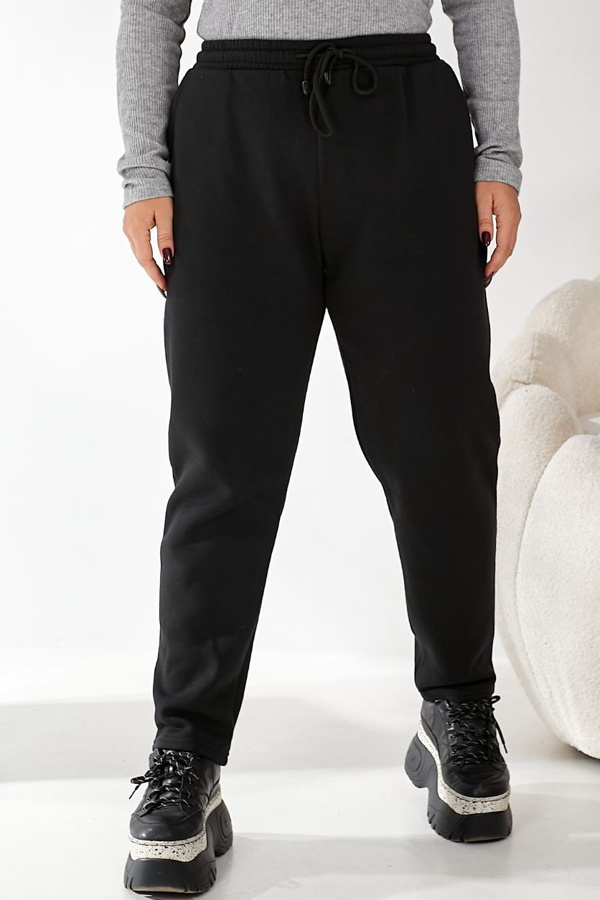 Теплі штани "Дольче" чорні