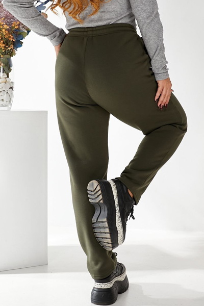 Теплі штани "Дольче" хакі