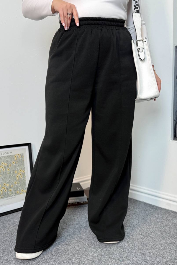 Теплі штани-палаццо "Навая" чорні