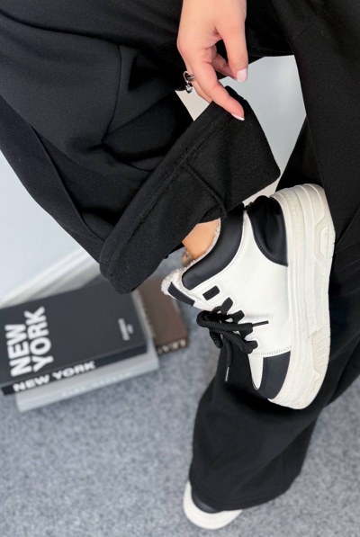 Теплі штани-палаццо "Навая" чорні