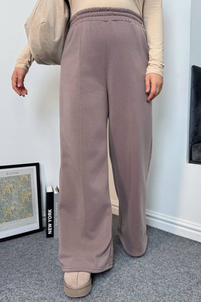 Теплі штани-палаццо "Навая" мокко