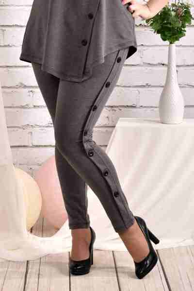 Брюки великих розмірів "Баден" темно-сірі