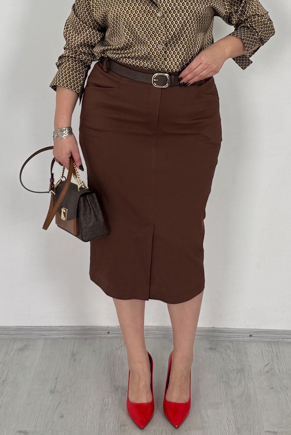 Спідниця "Вольяж" шоколад