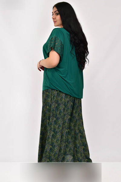 Літній костюм "Амалія" зелений