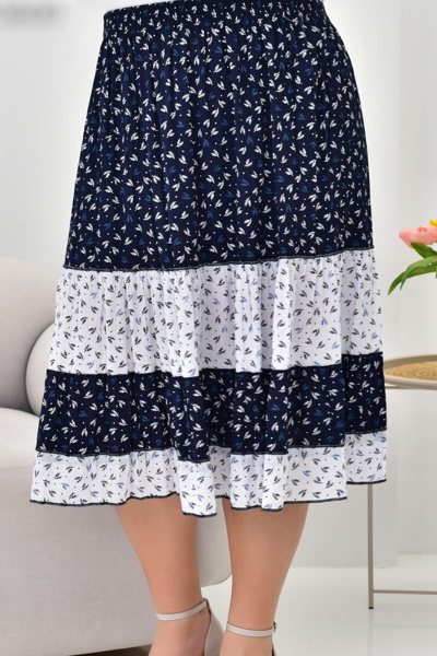 Літня спідниця "Євгенія" синя