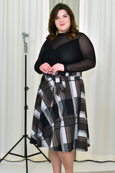 Тепла спідниця "Оксана" А4