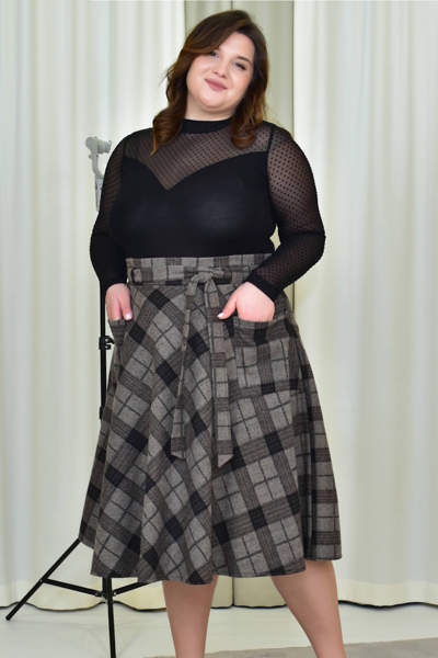 Тепла спідниця "Оксана" А6