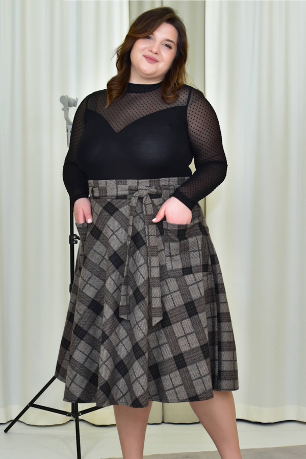 Тепла спідниця "Оксана" А6