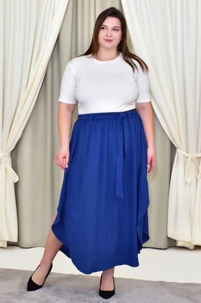 Літня спідниця "Таїсія" синя