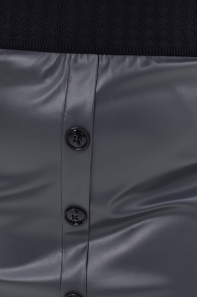 Спідниця з екошкіри "Лізі" графіт