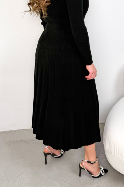 В'язана спідниця "Габі" чорна