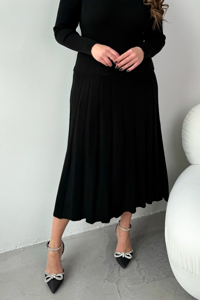 В'язана спідниця "Габі" чорна