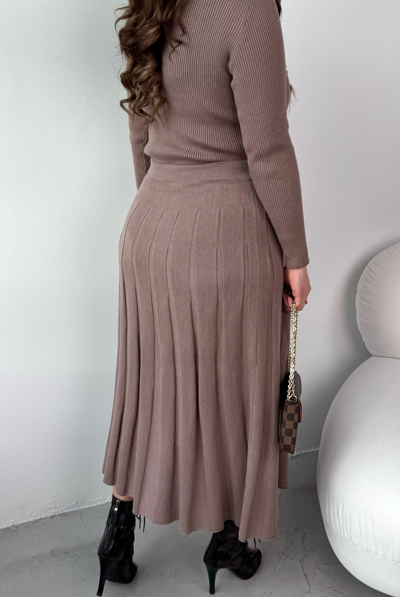 В'язана спідниця "Габі" мокко