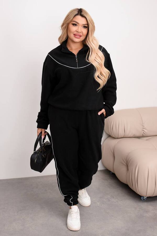 Теплий костюм "Бруклін" чорний