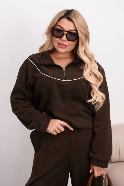 Теплий костюм "Бруклін" шоколад