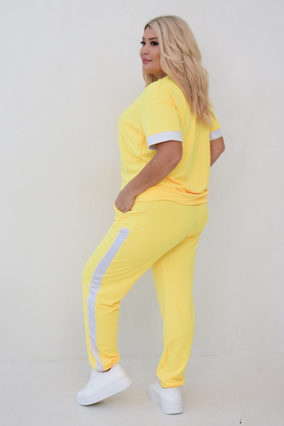 Прогулянковий костюм "Арка" жовтий