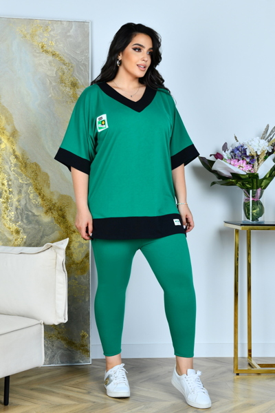 Прогулянковий костюм "Антонелла" зелений