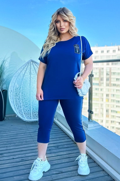 Літній спортивний костюм "Ілона" синій