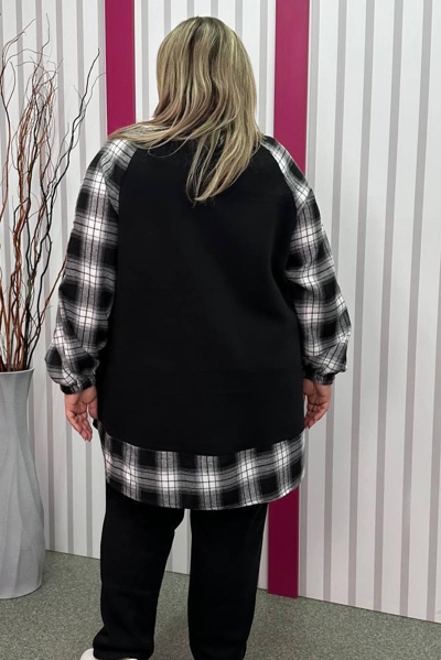 Тепла кофта "Баварія" чорна