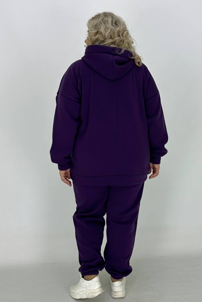 Теплий спортивний костюм "Регіна" фіолетовий