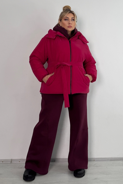 Теплий костюм "Валенсія" бордо