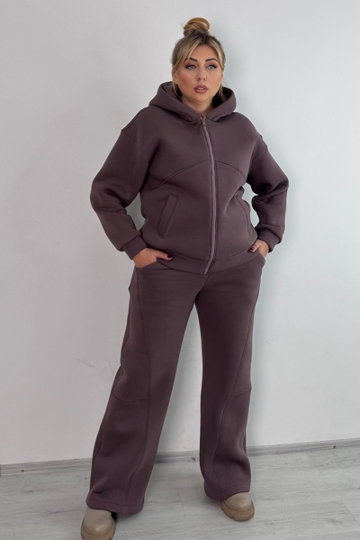 Теплий костюм "Валенсія" чорниця