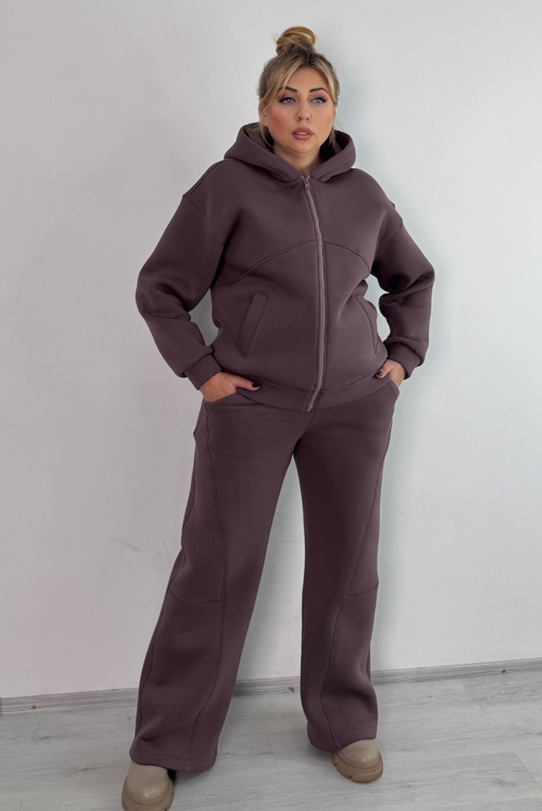 Теплий костюм "Валенсія" чорниця