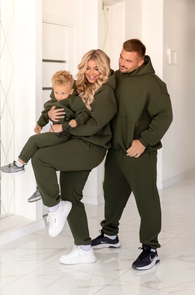 Дитячий теплий костюм "Віго" хакі