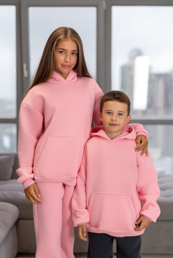 Дитячий теплий костюм "Віго" рожевий