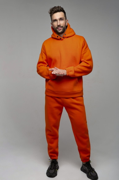 Чоловічий теплий костюм "Вайс" оранжевий