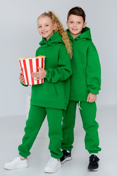 Дитячий теплий костюм "Віго" зелений
