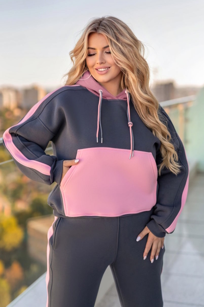 Теплий костюм "Барбара" графіт