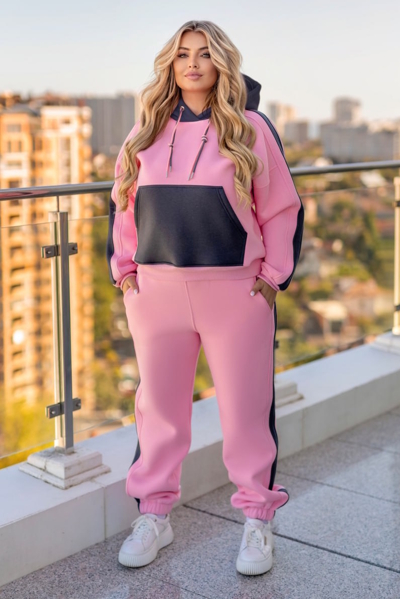 Теплий костюм "Барбара" рожевий