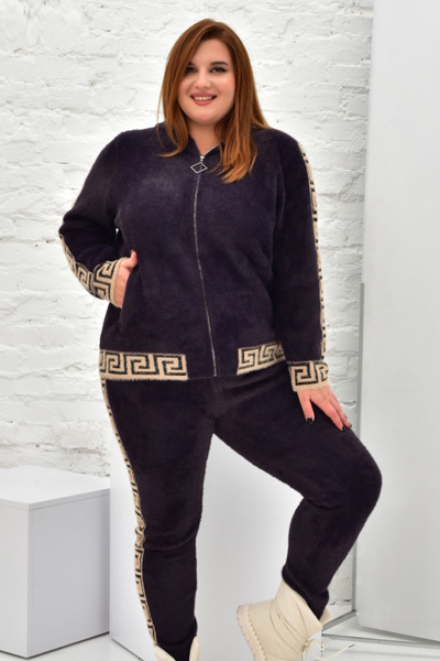 Костюм з альпаки "Арабель" чорниця