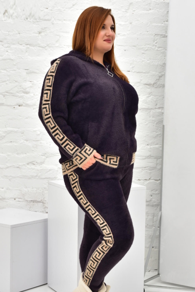 Костюм з альпаки "Арабель" чорниця