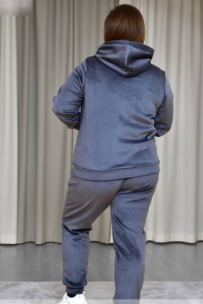 Велюровий спортивний костюм "Малібу" синій