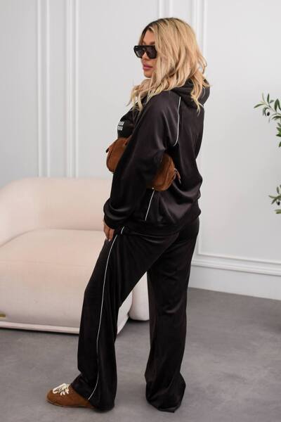 Костюм з велюру "Ейлат" шоколад