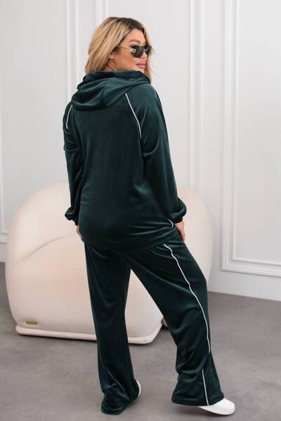 Костюм з велюру "Ейлат" смарагд