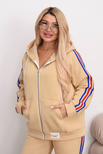 Теплий костюм "Кассія" бежевий