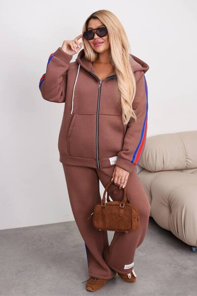 Теплий костюм "Кассія" шоколад