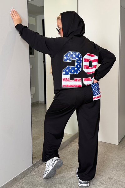 Спортивний костюм "Спрайт" чорний