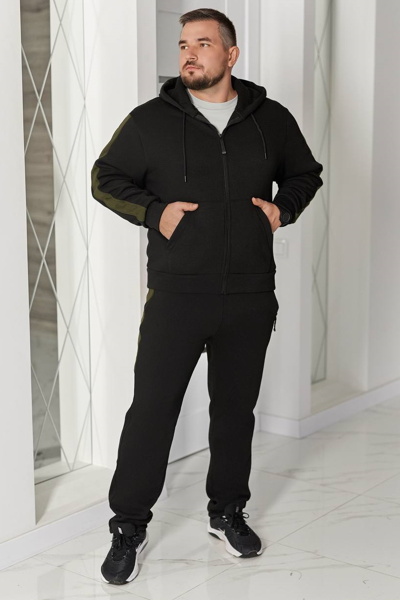 Чоловічий спортивний костюм "Гратеск" чорний