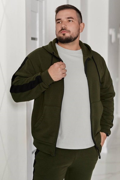 Чоловічий спортивний костюм "Гратеск" хакі