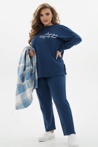 Спортивний костюм-трійка "Бруно" синій