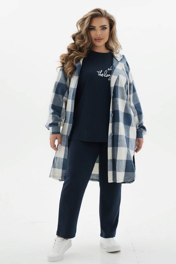 Спортивний костюм-трійка "Бруно" темно-синій