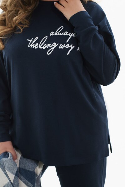 Спортивний костюм-трійка "Бруно" темно-синій