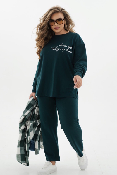 Спортивний костюм-трійка "Бруно" зелений