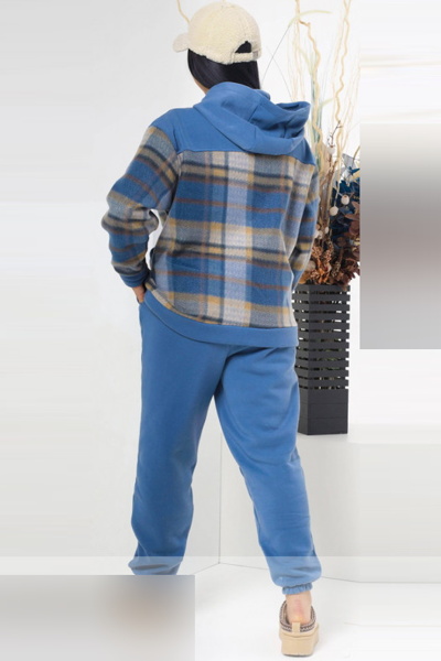 Утеплений спортивний костюм "Домсон" голубий