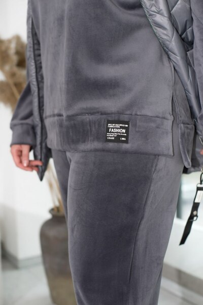 Спортивний костюм-трійка "Кімбер" графіт